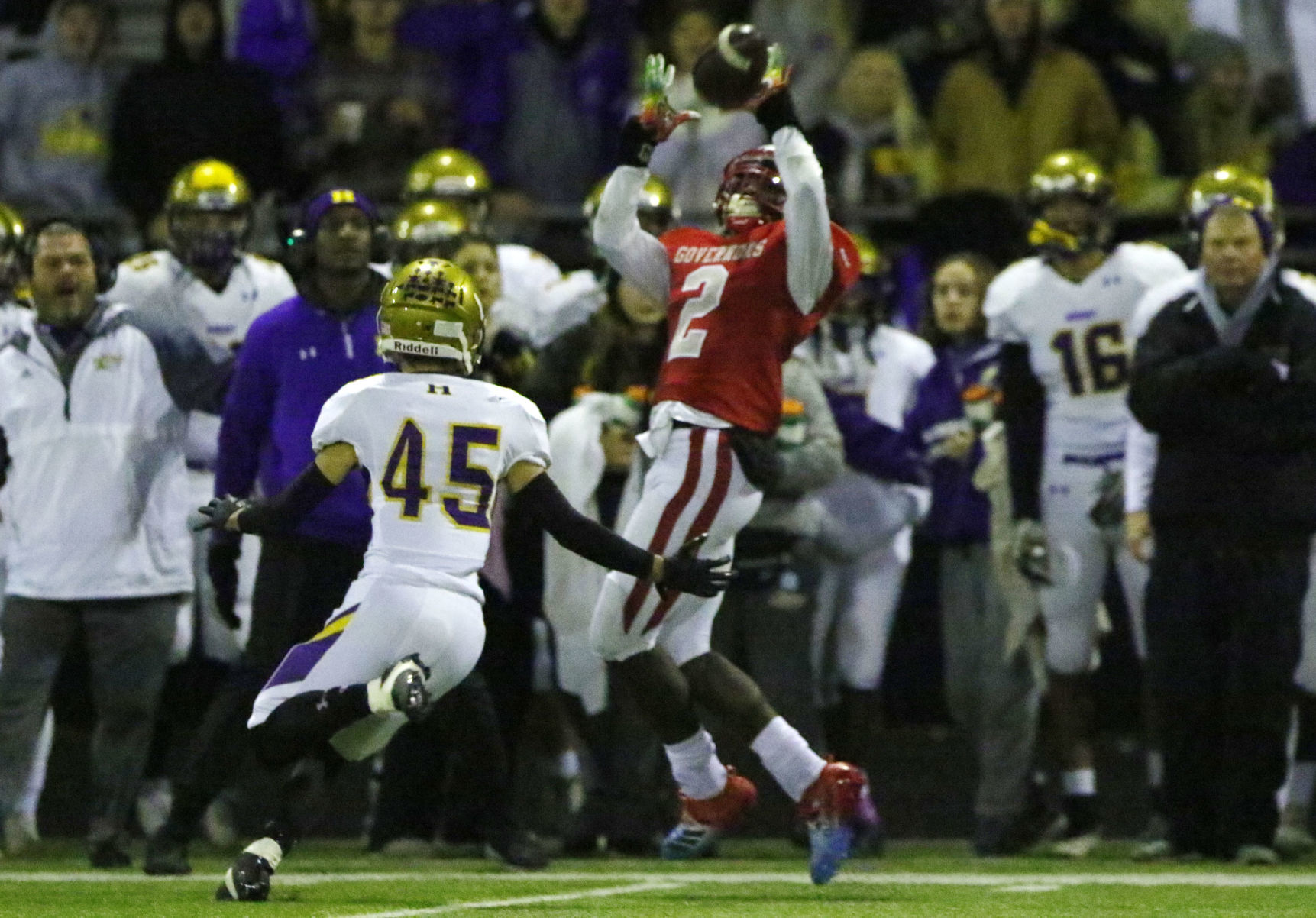 Gallery: 4A football sectional first round: Hobart vs. Morton